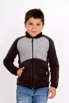 Толстовка детская Юнит (коричневая)