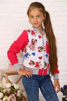 Толстовка детская Полли (розовая)