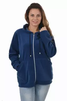 Толстовка флисовая Белинда (индиго)