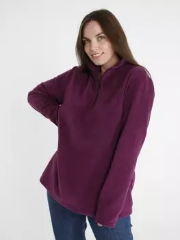 Толстовка флисовая Феодосия (баклажановая)