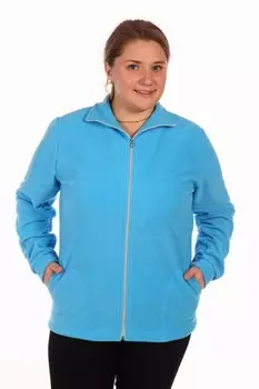 Толстовка флисовая Кира (голубая) рр