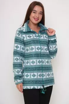 Толстовка флисовая Лара (зеленая) рр