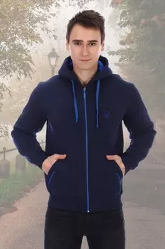 Толстовка мужская Алекс (темно-синяя)