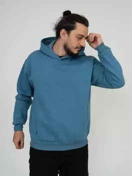 Толстовка мужская Лео (лазурная)