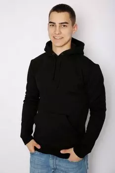 Толстовка мужская Леонид (черная)