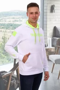 Толстовка мужская Ральф (белая)