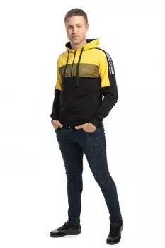 Толстовка мужская Виталий (желтая) рр