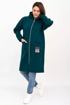 Толстовка трикотажная Алика (изумрудная)