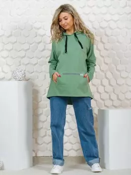 Толстовка трикотажная Алва (зеленая)