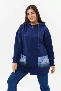 Толстовка трикотажная Анэстей (индиго)