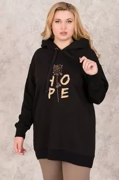 Толстовка трикотажная Аврора (черная)