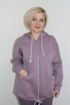 Толстовка трикотажная Беитрис (сухая роза)