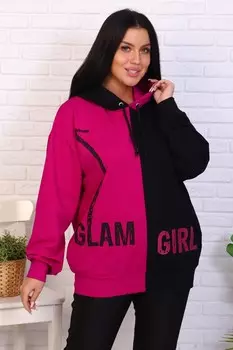 Толстовка трикотажная Белансис (фуксия)