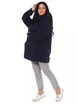 Толстовка трикотажная Бернетта (темно-синяя)