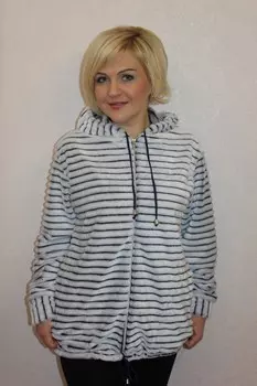 Толстовка трикотажная Божена (полоса) рр
