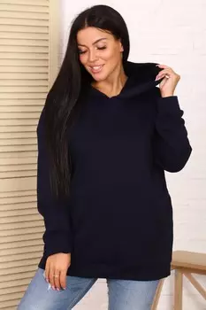 Толстовка трикотажная Делавэр (темно-синяя)