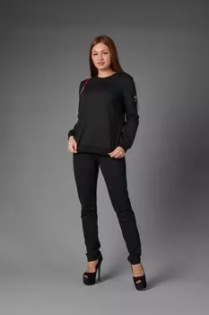 Толстовка трикотажная Джейми (черная)