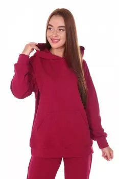 Толстовка трикотажная Дженис (брусничная)