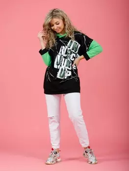 Толстовка трикотажная Джилл (зеленая)