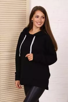 Толстовка трикотажная Джоржия (черная)