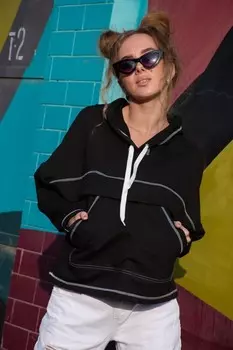 Толстовка трикотажная Екатерина (черная) рр