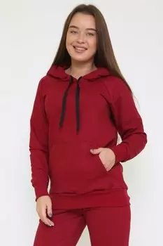 Толстовка трикотажная Елена (бордовая)