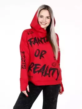 Толстовка трикотажная Фантазия (красная)