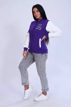 Толстовка трикотажная Фло (фиолетовая)