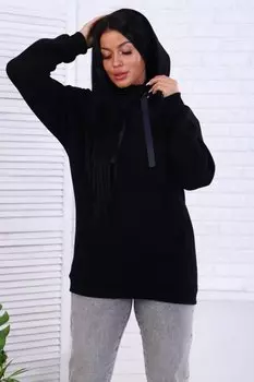 Толстовка трикотажная Флоу (черная)