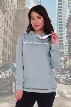 Толстовка трикотажная Хэштег (светло-зеленая)