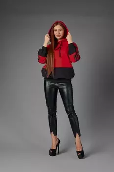 Толстовка трикотажная Хилари (красная)