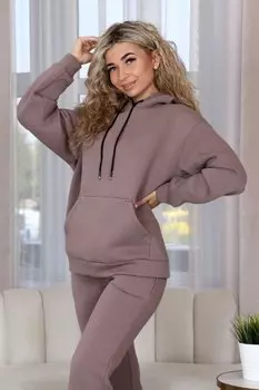 Толстовка трикотажная Изуми (коричневая)