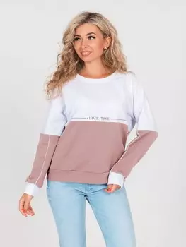 Толстовка трикотажная Эйдриана (бежевая)