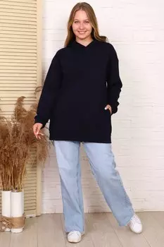 Толстовка трикотажная Элин (синяя)