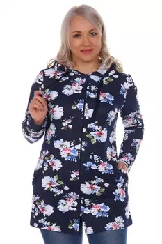 Толстовка трикотажная Эрика (темно-синяя) рр