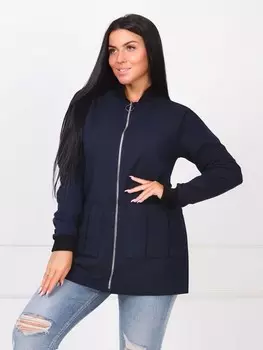 Толстовка трикотажная Эжени (синяя)