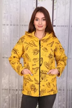 Толстовка трикотажная Кэндес (желтая)