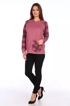 Толстовка трикотажная Карина (брусничная)