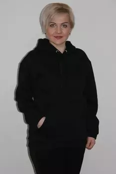 Толстовка трикотажная Лера (черная)