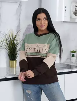 Толстовка трикотажная Мадлена (фисташковая) рр