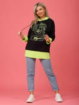 Толстовка трикотажная Манка (салатовая) рр