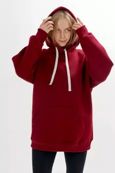 Толстовка трикотажная Марсела (бордовая)