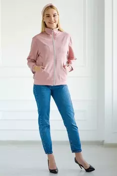 Толстовка трикотажная Мередит (сухая роза)