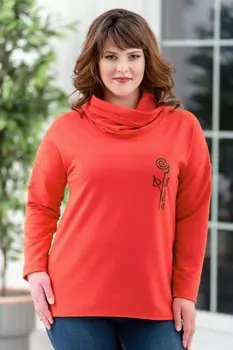 Толстовка трикотажная Микаэла (коралловая)