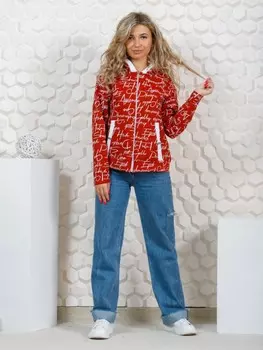 Толстовка трикотажная Мила (красная)