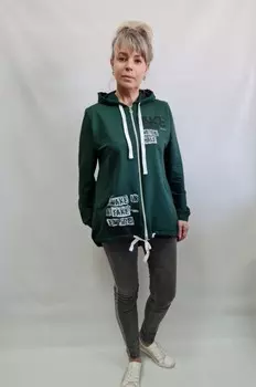 Толстовка трикотажная Мия (зеленая) рр