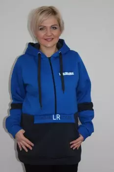 Толстовка трикотажная Нерия (синяя)