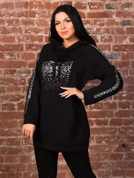 Толстовка трикотажная Сапфир (черная)