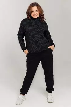 Толстовка трикотажная Симона (черная)