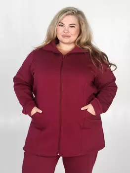 Толстовка трикотажная Сугреть (бордовая)